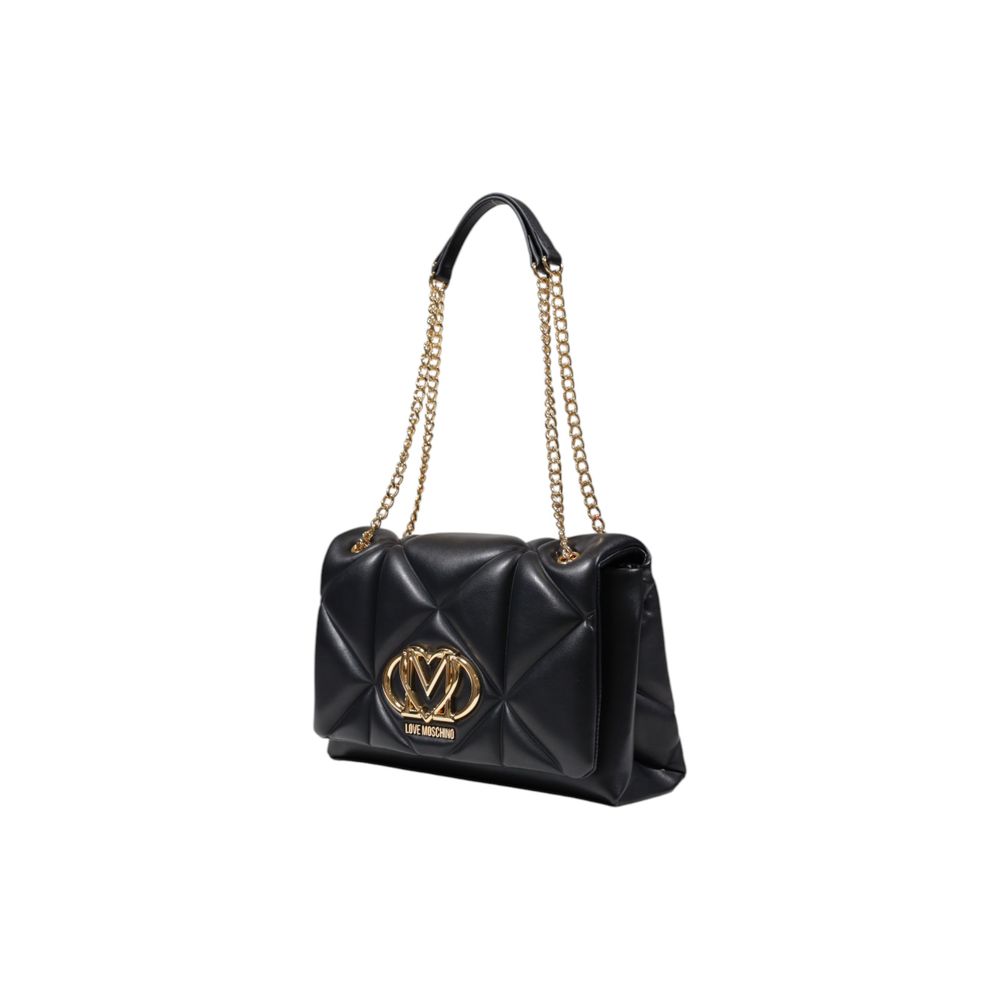 Love Moschino Black Polyethylene Handbag Curated Luxury Accessories by Orvyn