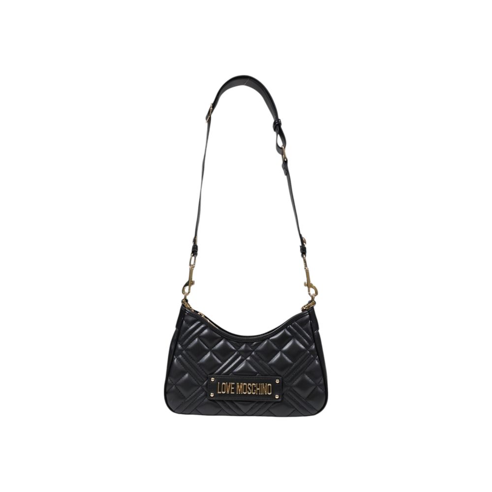Love Moschino Black Polyethylene Handbag Curated Luxury Accessories by Orvyn