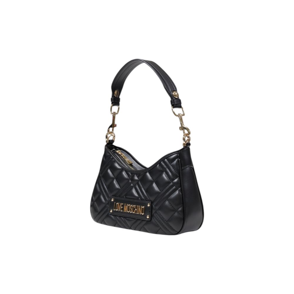 Love Moschino Black Polyethylene Handbag Curated Luxury Accessories by Orvyn