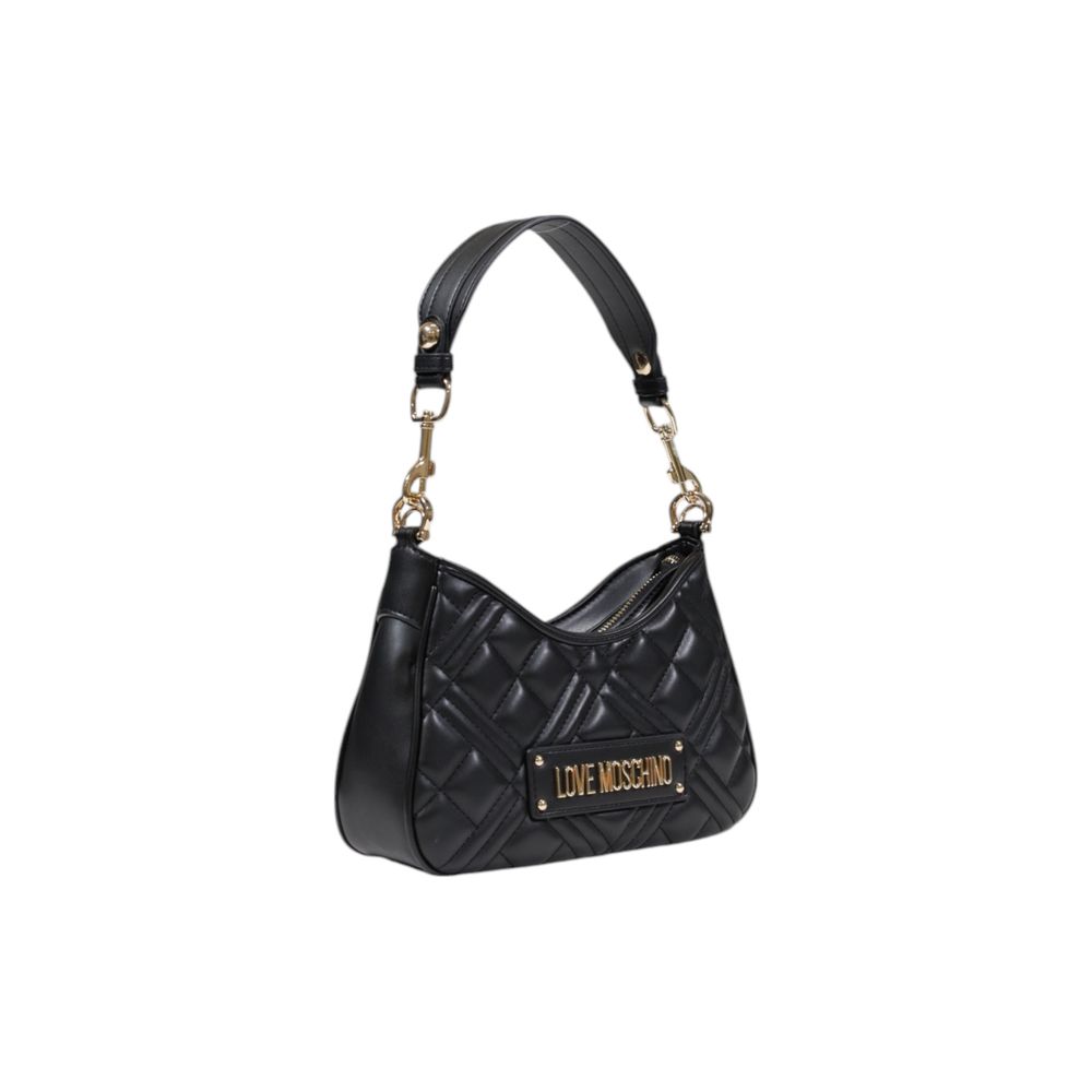 Love Moschino Black Polyethylene Handbag Curated Luxury Accessories by Orvyn