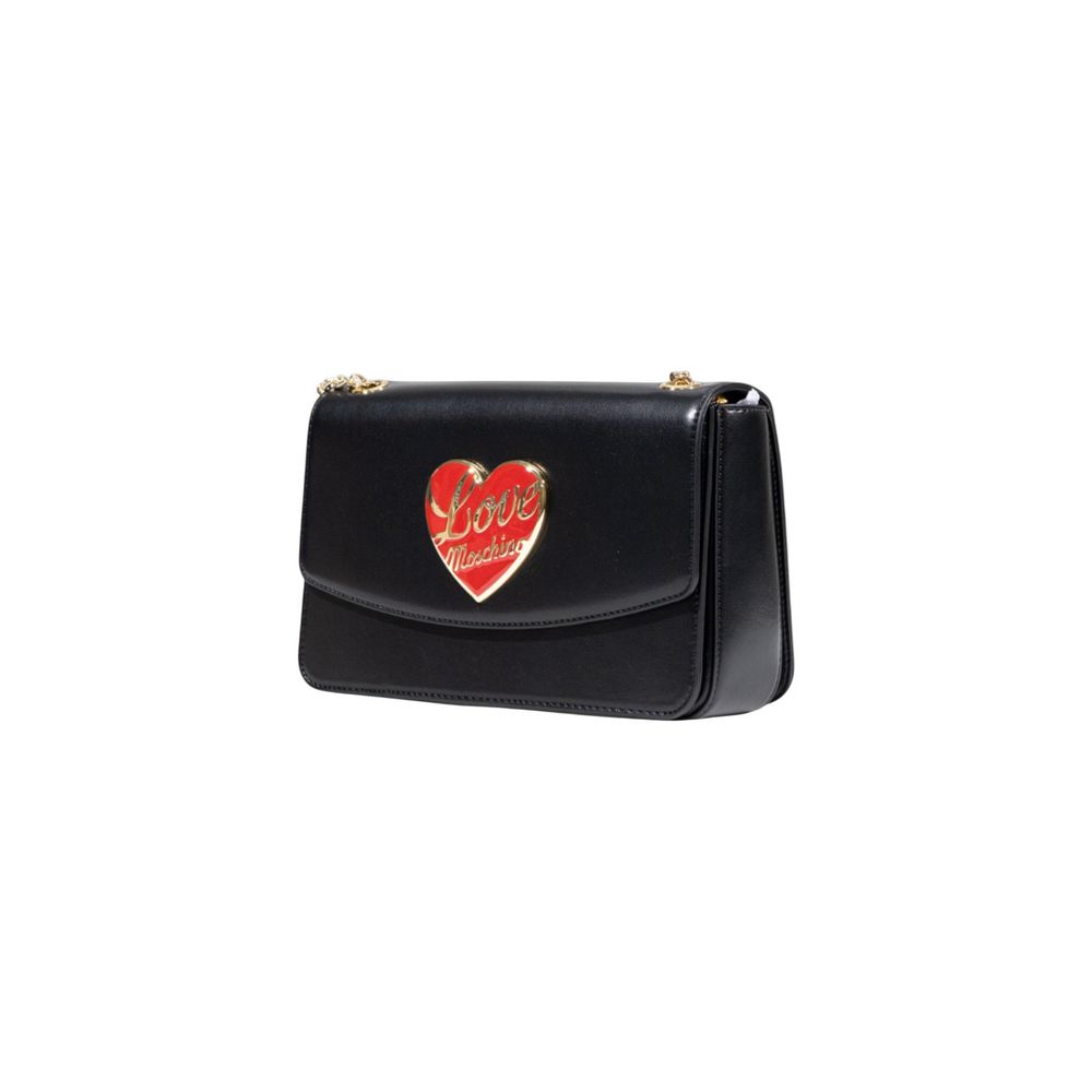 Love Moschino Black Polyethylene Handbag Curated Luxury Accessories by Orvyn