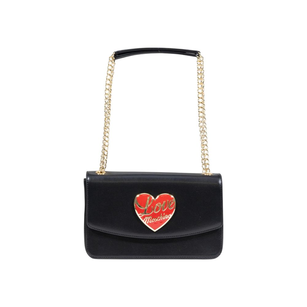 Love Moschino Black Polyethylene Handbag Curated Luxury Accessories by Orvyn