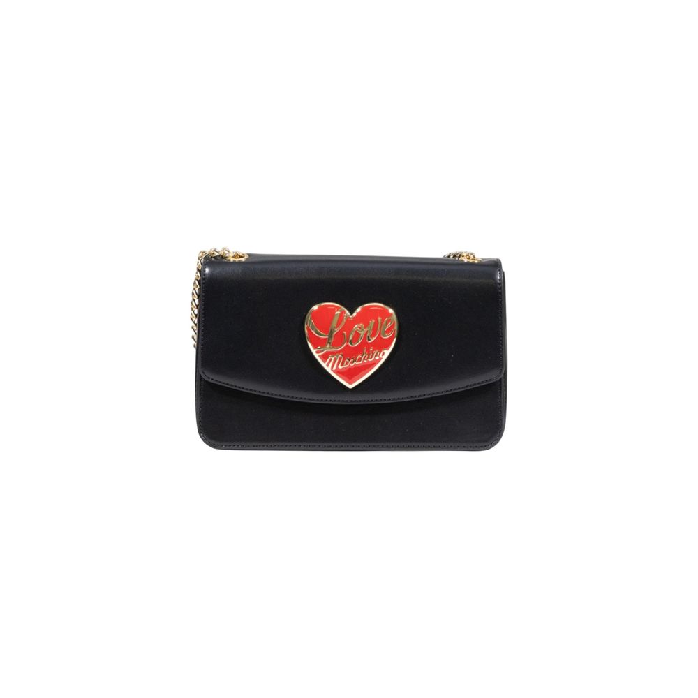 Love Moschino Black Polyethylene Handbag Curated Luxury Accessories by Orvyn