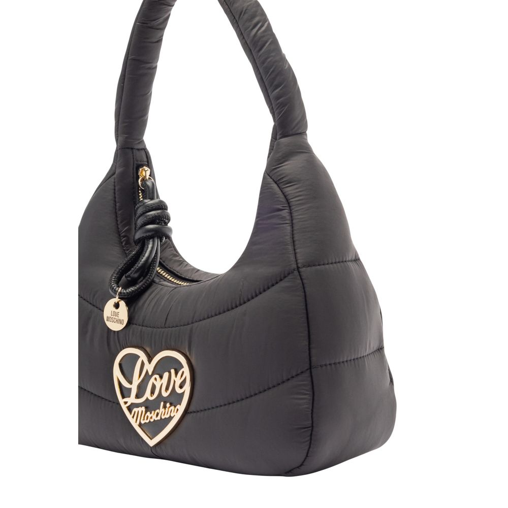 Love Moschino Black Nylon Handbag Curated Luxury Accessories by Orvyn