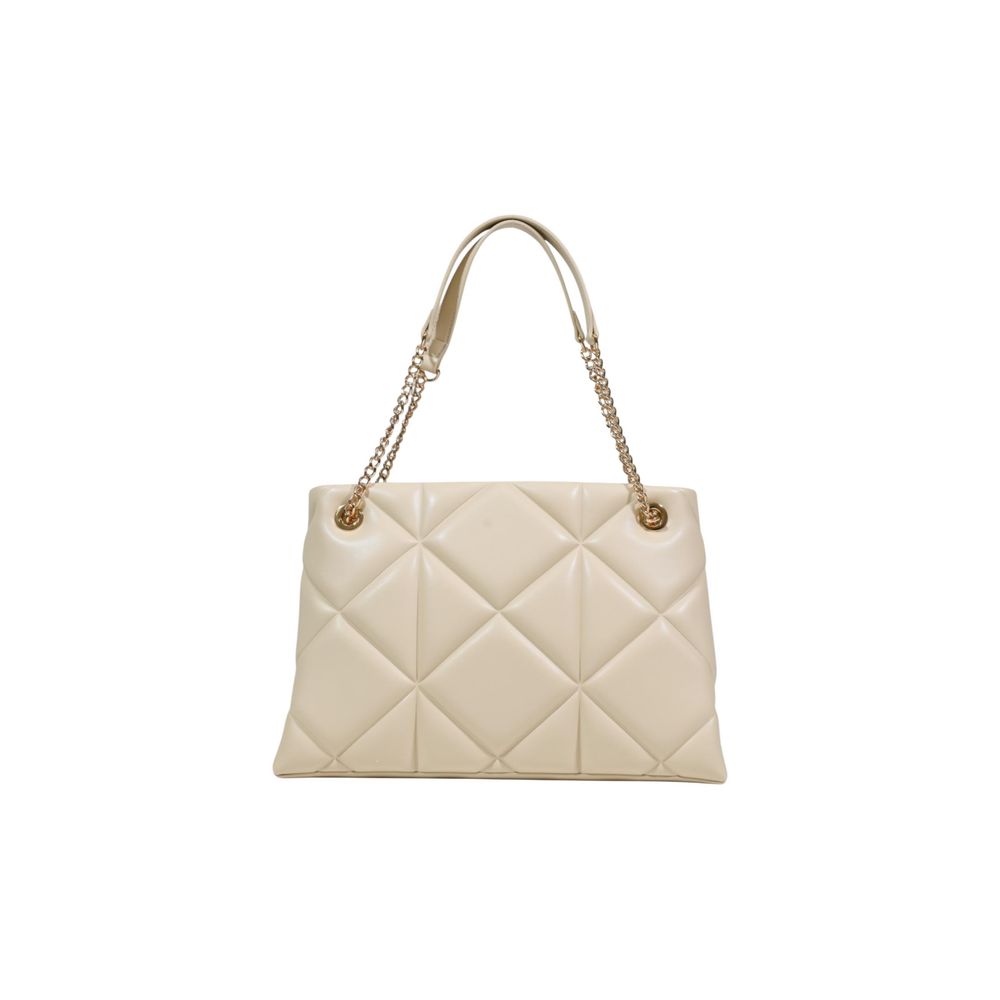 Love Moschino Beige Artificial Leather Handbag Curated Luxury Accessories by Orvyn