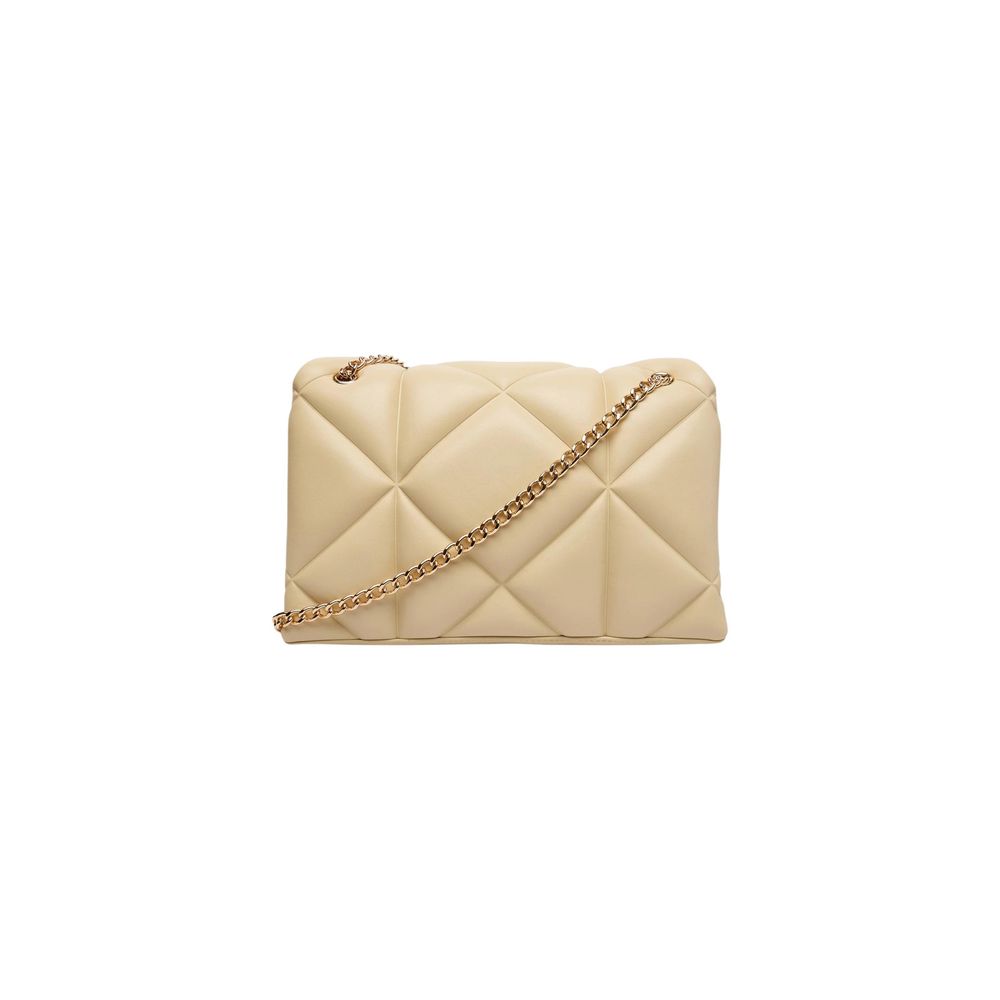 Love Moschino Beige Artificial Leather Handbag Curated Luxury Accessories by Orvyn
