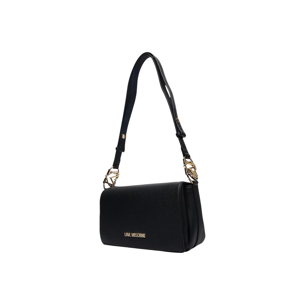 Love Moschino Black Polyethylene Handbag Curated Luxury Accessories by Orvyn