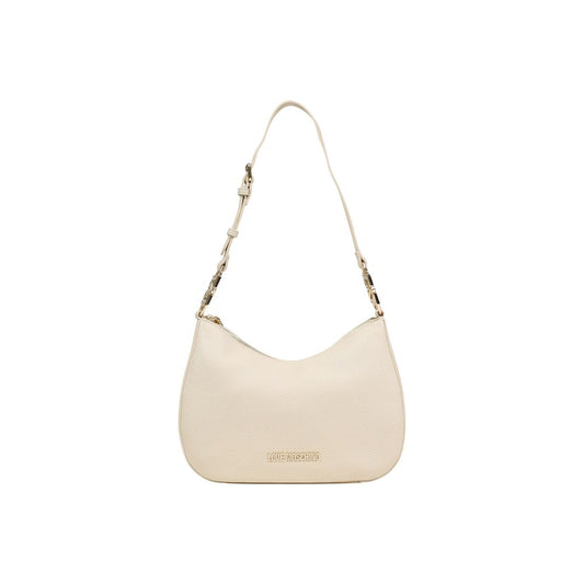 Love Moschino Beige Polyethylene Handbag Curated Luxury Accessories by Orvyn
