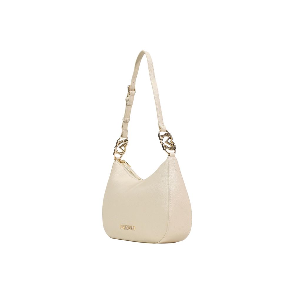 Love Moschino Beige Polyethylene Handbag Curated Luxury Accessories by Orvyn