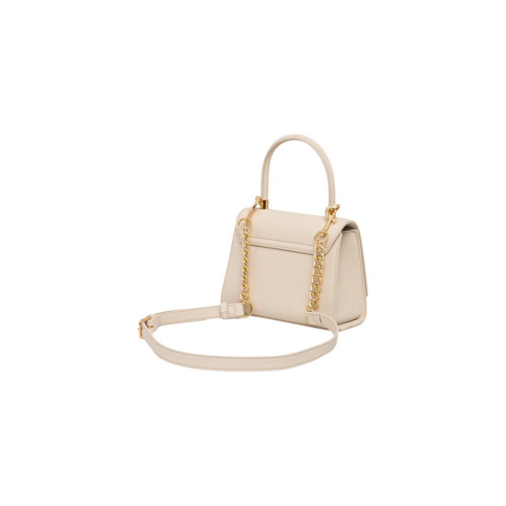Love Moschino Beige Polyethylene Handbag Curated Luxury Accessories by Orvyn