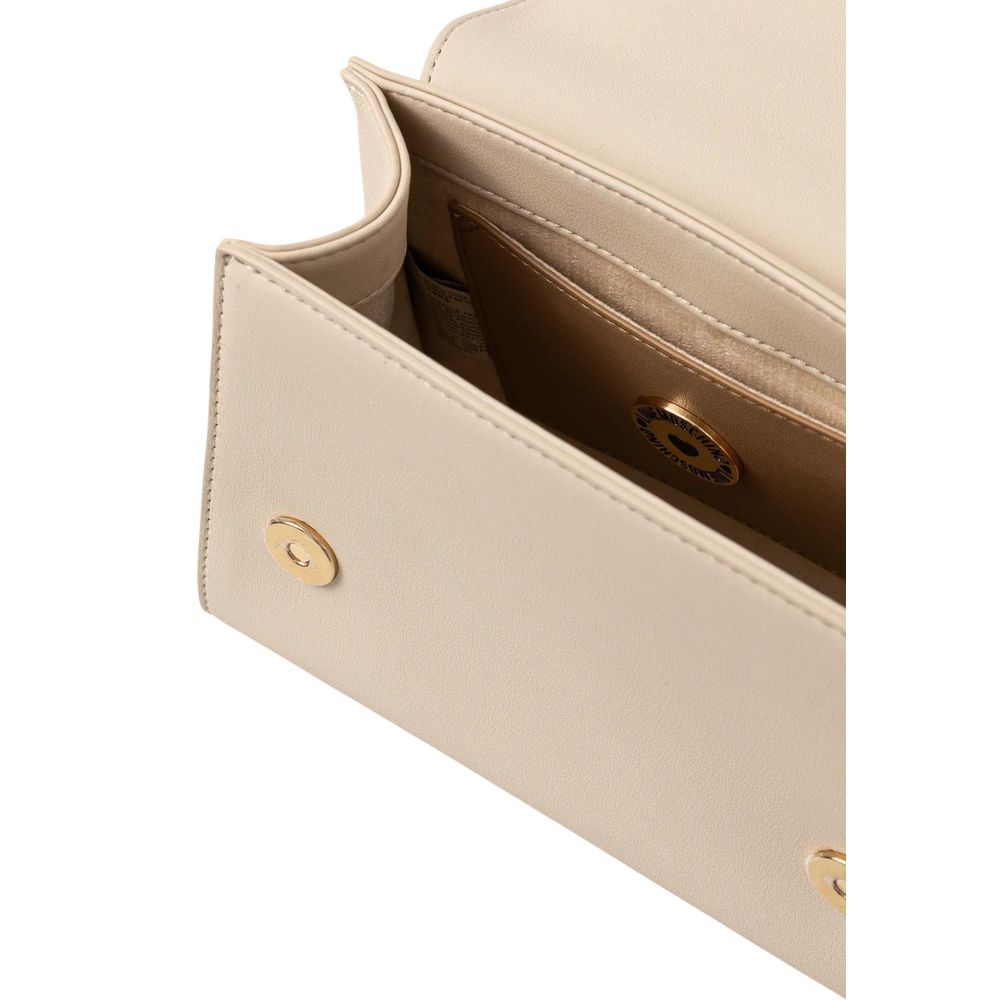 Love Moschino Beige Polyethylene Handbag Curated Luxury Accessories by Orvyn