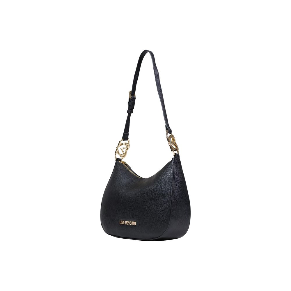 Love Moschino Black Polyethylene Handbag Curated Luxury Accessories by Orvyn