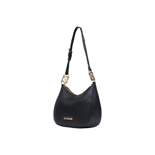 Love Moschino Black Polyethylene Handbag Curated Luxury Accessories by Orvyn
