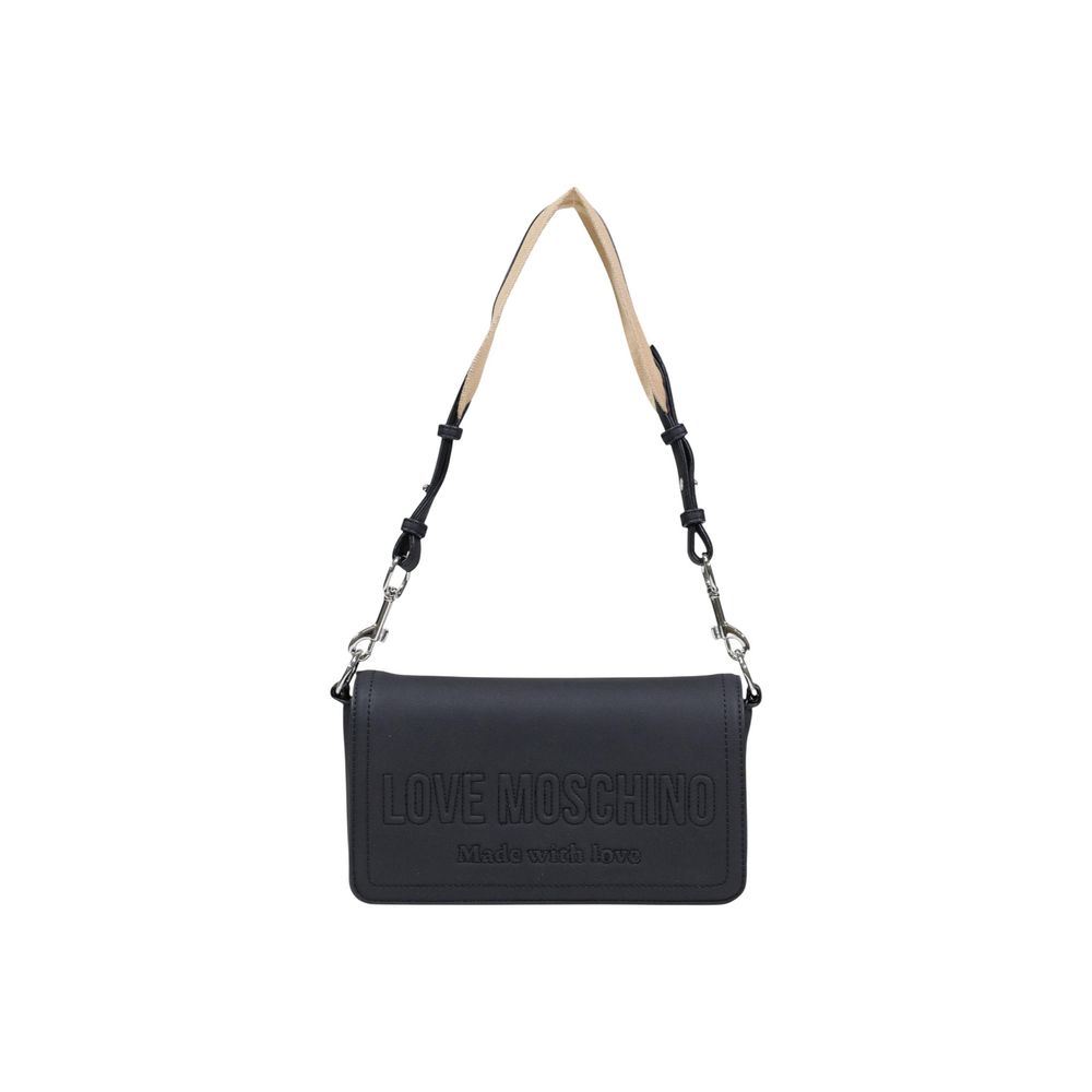 Love Moschino Black Polyethylene Handbag Curated Luxury Accessories by Orvyn