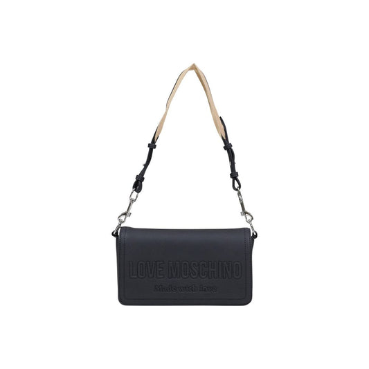 Love Moschino Black Polyethylene Handbag Curated Luxury Accessories by Orvyn