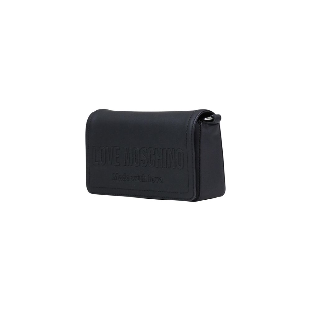 Love Moschino Black Polyethylene Handbag Curated Luxury Accessories by Orvyn