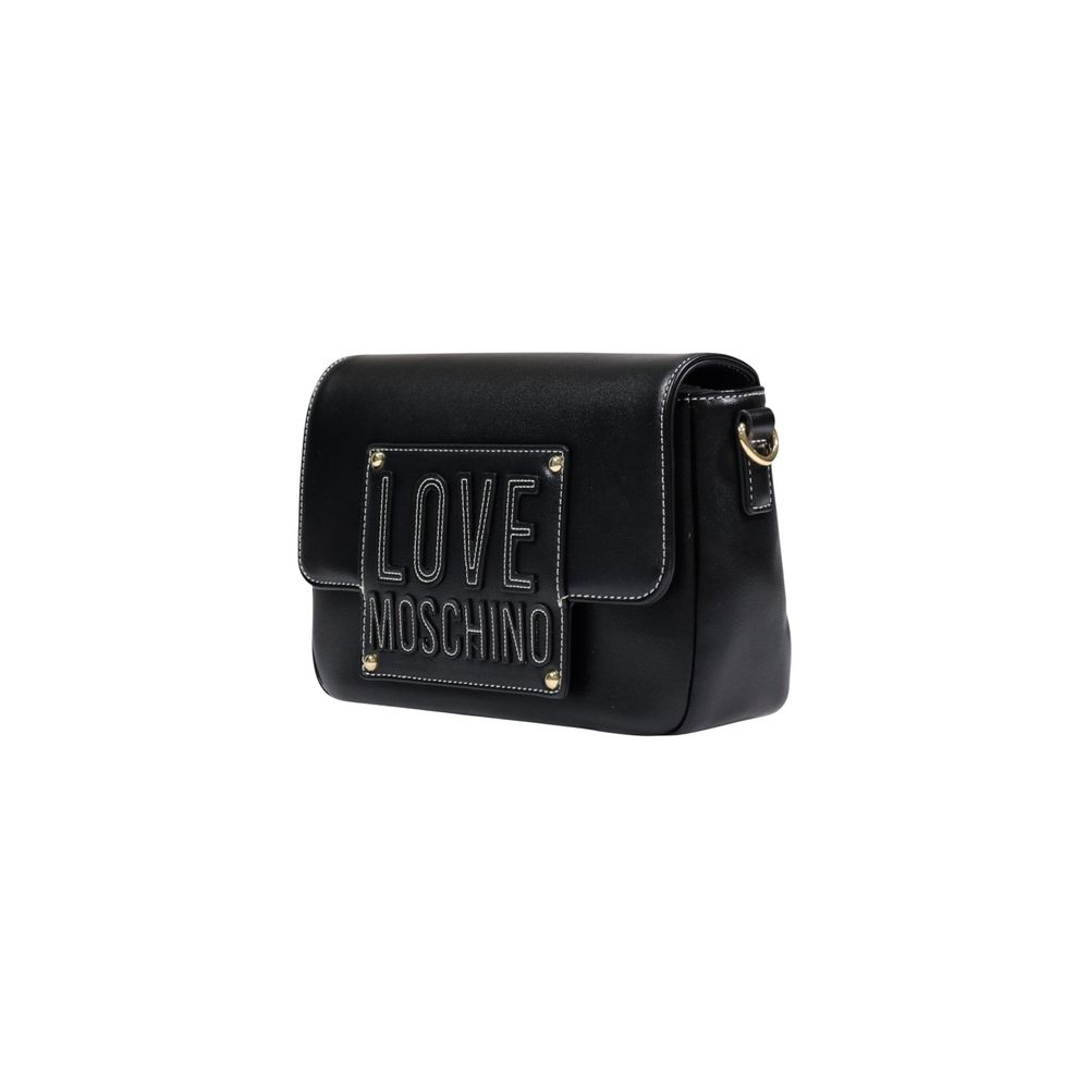 Love Moschino Black Polyethylene Handbag Curated Luxury Accessories by Orvyn