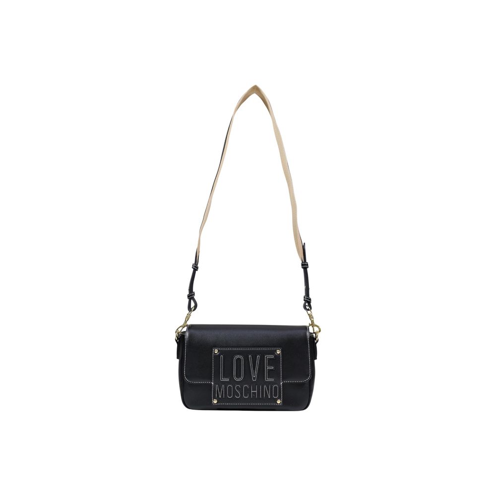 Love Moschino Black Polyethylene Handbag Curated Luxury Accessories by Orvyn