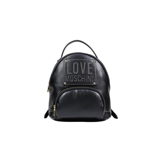 Love Moschino Black Polyethylene Backpack Curated Luxury Accessories by Orvyn