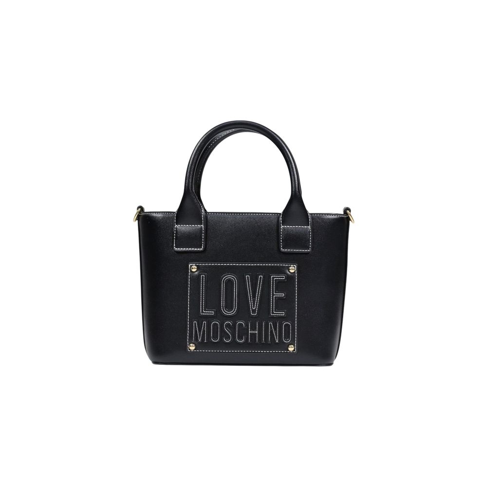 Love Moschino Black Polyethylene Handbag Curated Luxury Accessories by Orvyn