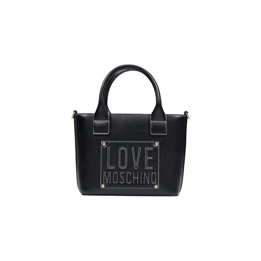 Love Moschino Black Polyethylene Handbag Curated Luxury Accessories by Orvyn