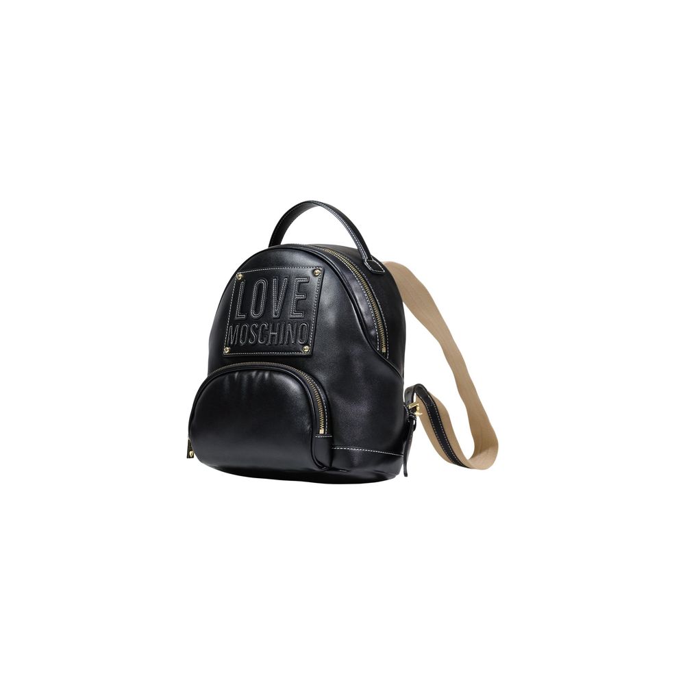 Love Moschino Black Polyethylene Backpack Curated Luxury Accessories by Orvyn