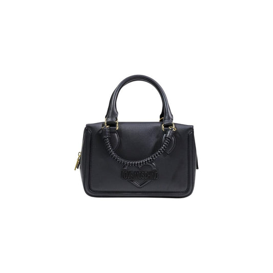 Love Moschino Black Polyethylene Handbag Curated Luxury Accessories by Orvyn