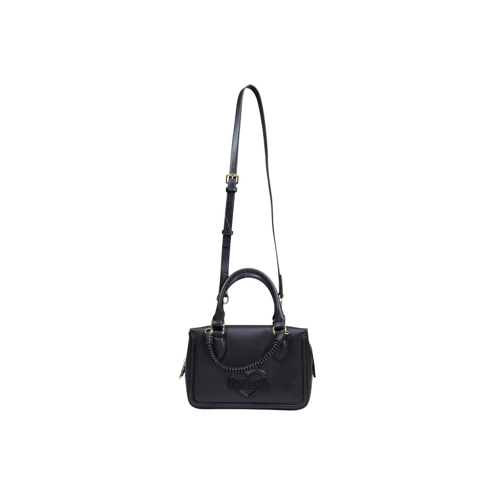 Love Moschino Black Polyethylene Handbag Curated Luxury Accessories by Orvyn