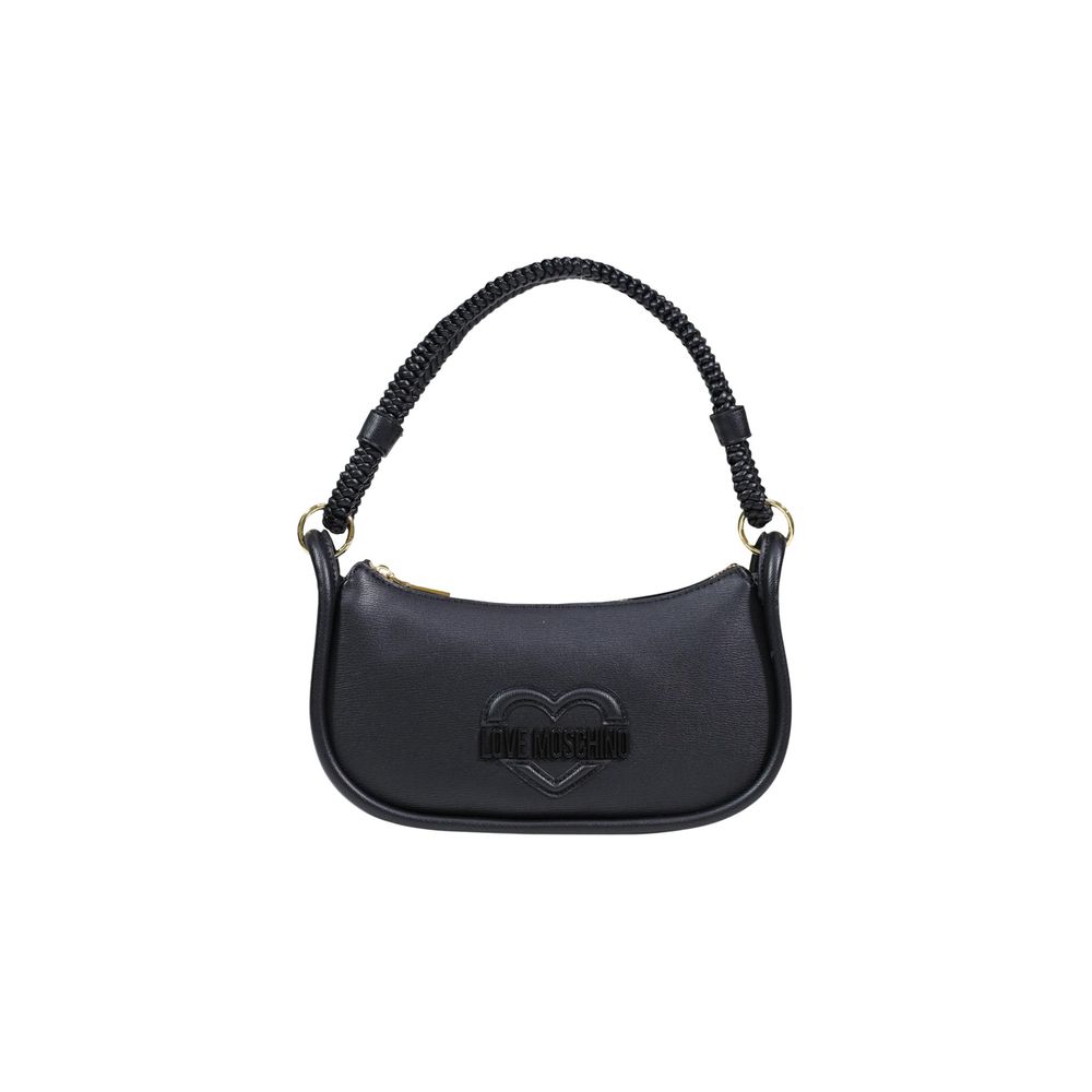 Love Moschino Black Polyethylene Handbag Curated Luxury Accessories by Orvyn