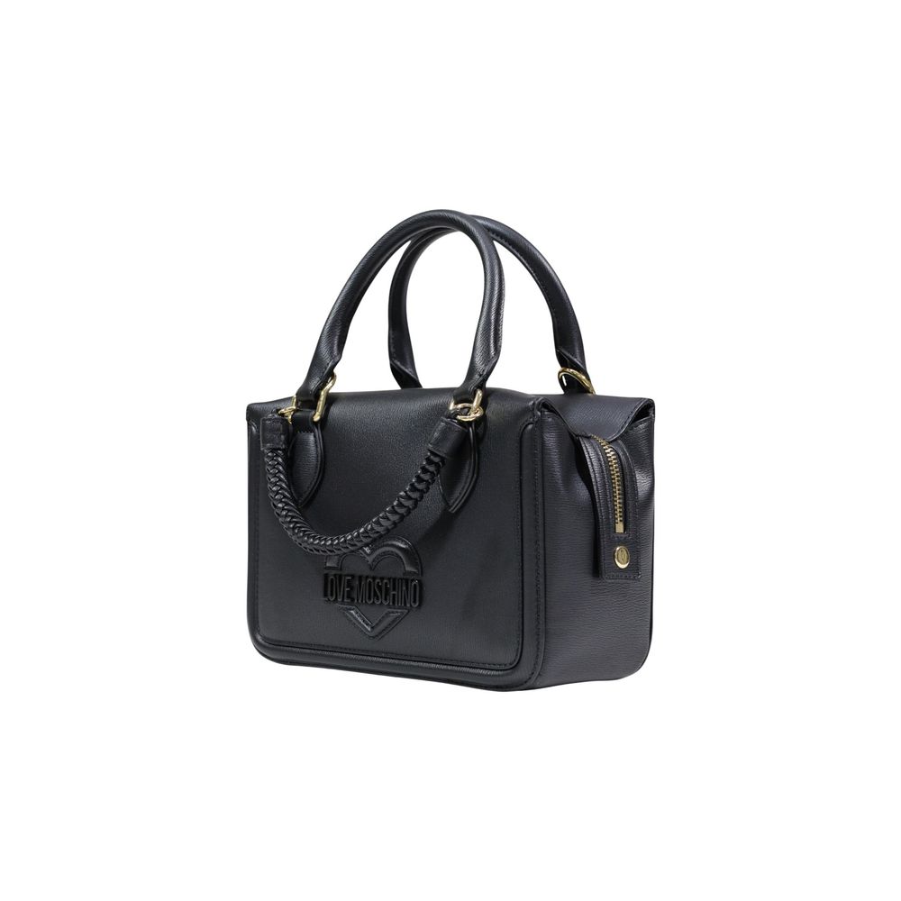 Love Moschino Black Polyethylene Handbag Curated Luxury Accessories by Orvyn