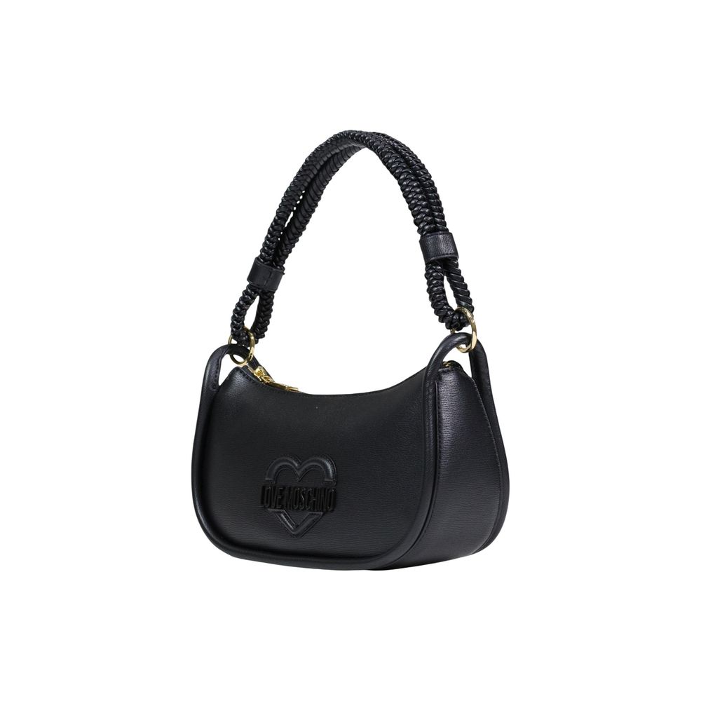 Love Moschino Black Polyethylene Handbag Curated Luxury Accessories by Orvyn