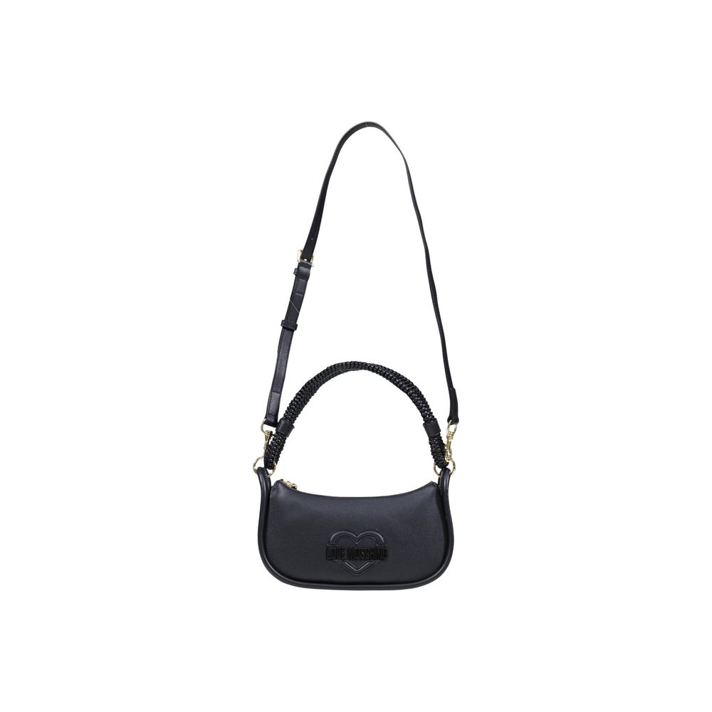 Love Moschino Black Polyethylene Handbag Curated Luxury Accessories by Orvyn