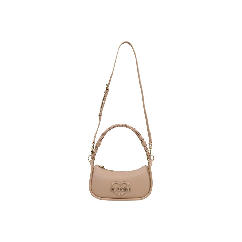 Love Moschino Beige Polyethylene Handbag Curated Luxury Accessories by Orvyn