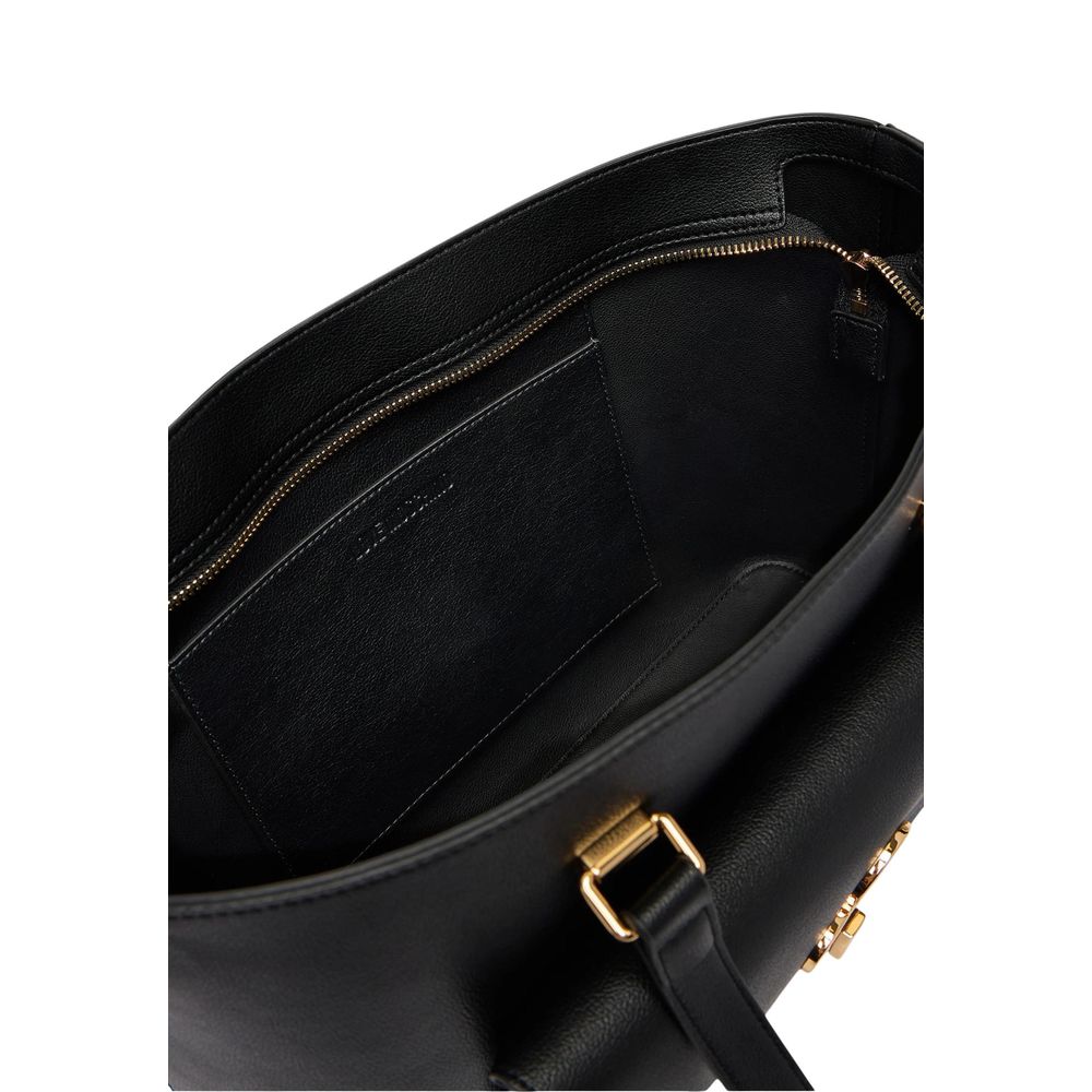 Love Moschino Black Polyethylene Handbag Curated Luxury Accessories by Orvyn