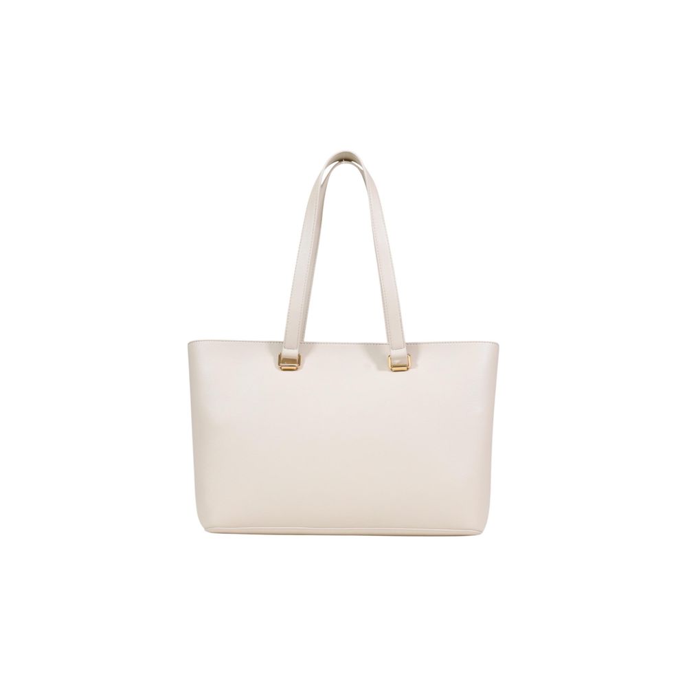 Love Moschino Beige Polyethylene Handbag Curated Luxury Accessories by Orvyn