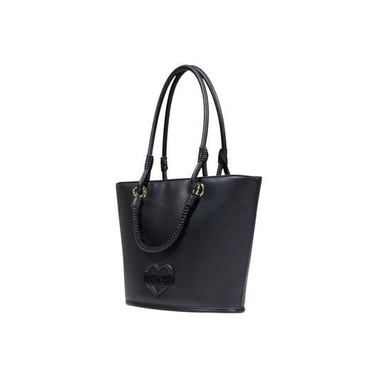 Love Moschino Black Polyethylene Handbag Curated Luxury Accessories by Orvyn