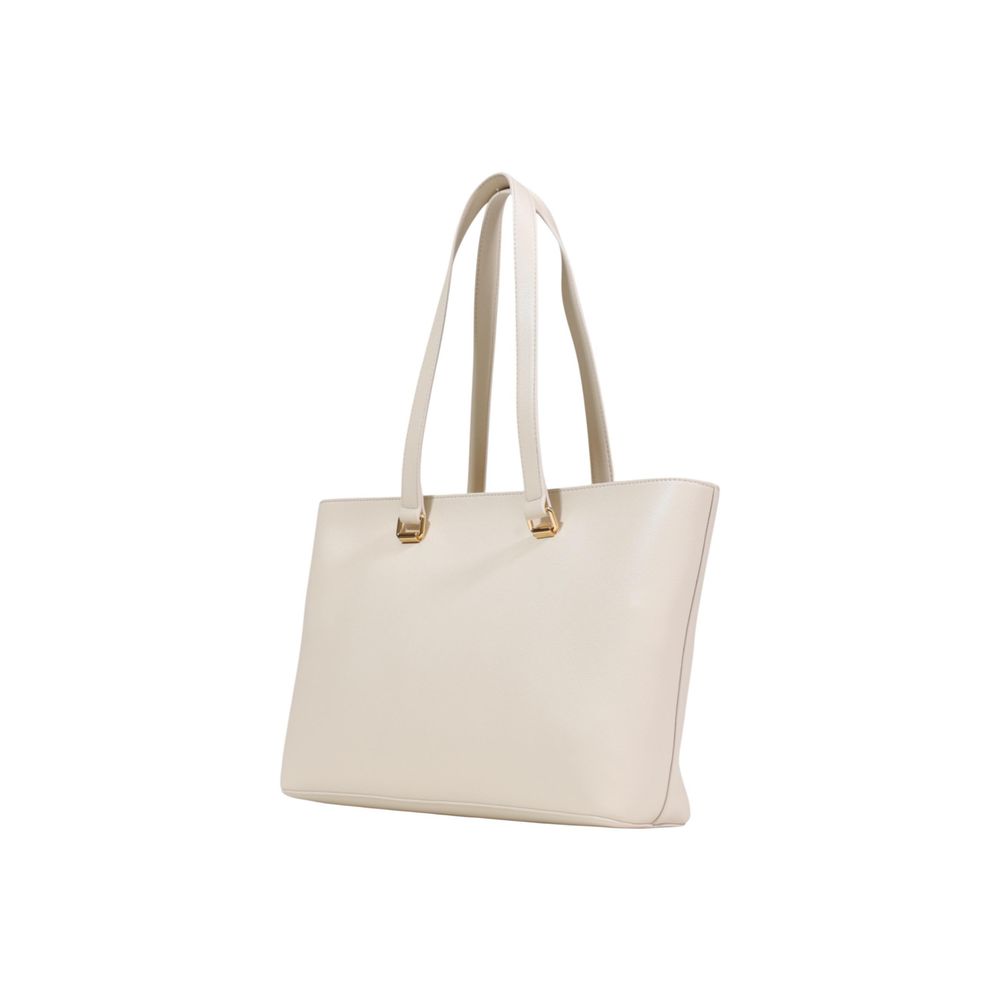 Love Moschino Beige Polyethylene Handbag Curated Luxury Accessories by Orvyn