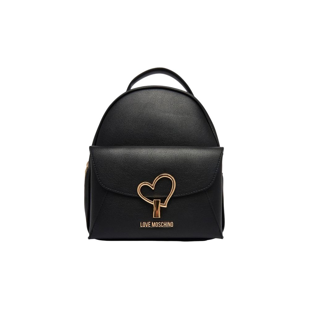 Love Moschino Black Polyethylene Backpack Curated Luxury Accessories by Orvyn