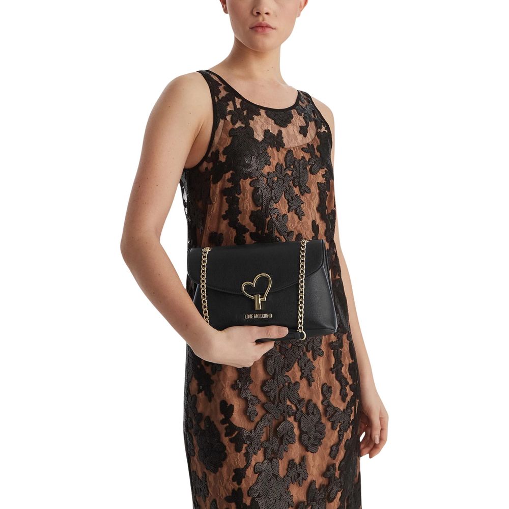 Love Moschino Black Polyethylene Handbag Curated Luxury Accessories by Orvyn