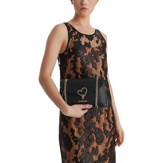 Love Moschino Black Polyethylene Handbag Curated Luxury Accessories by Orvyn