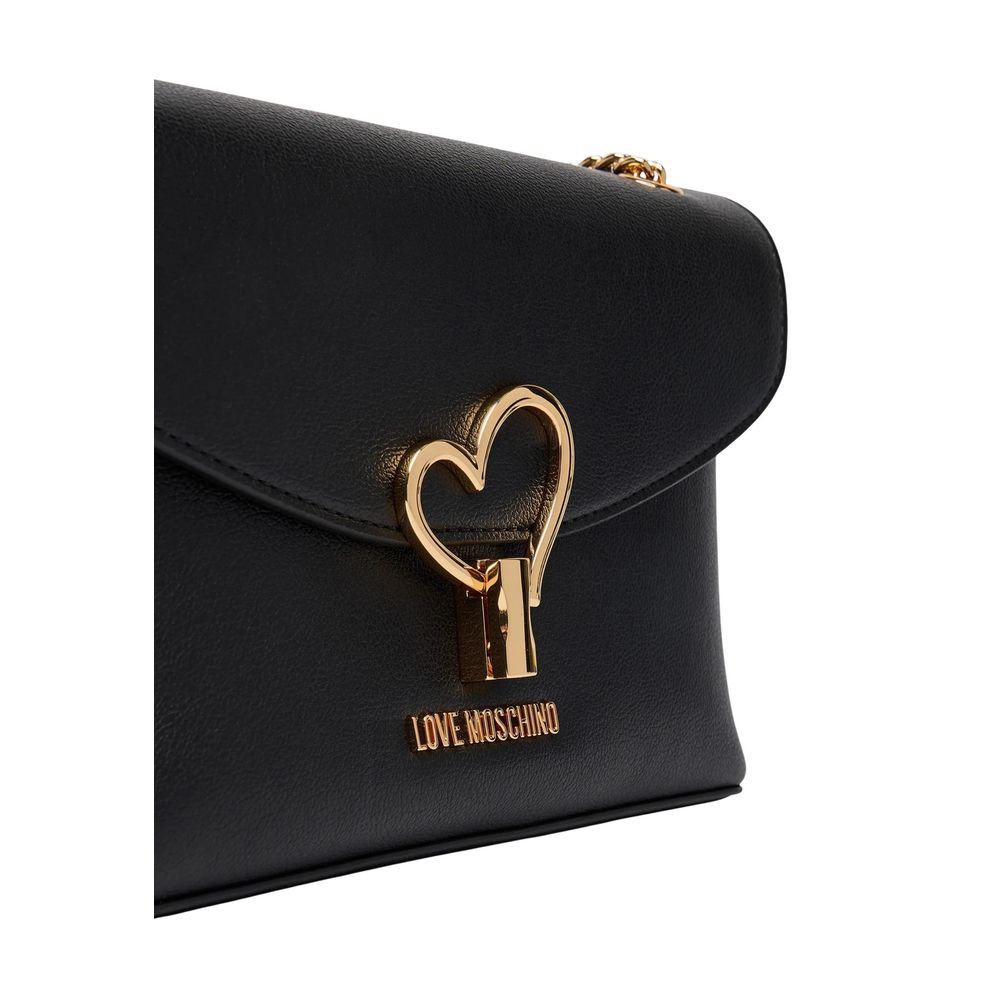 Love Moschino Black Polyethylene Handbag Curated Luxury Accessories by Orvyn