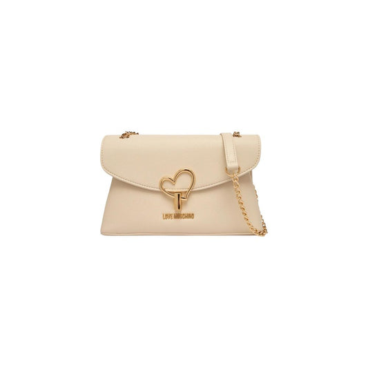Love Moschino Beige Polyethylene Handbag Curated Luxury Accessories by Orvyn