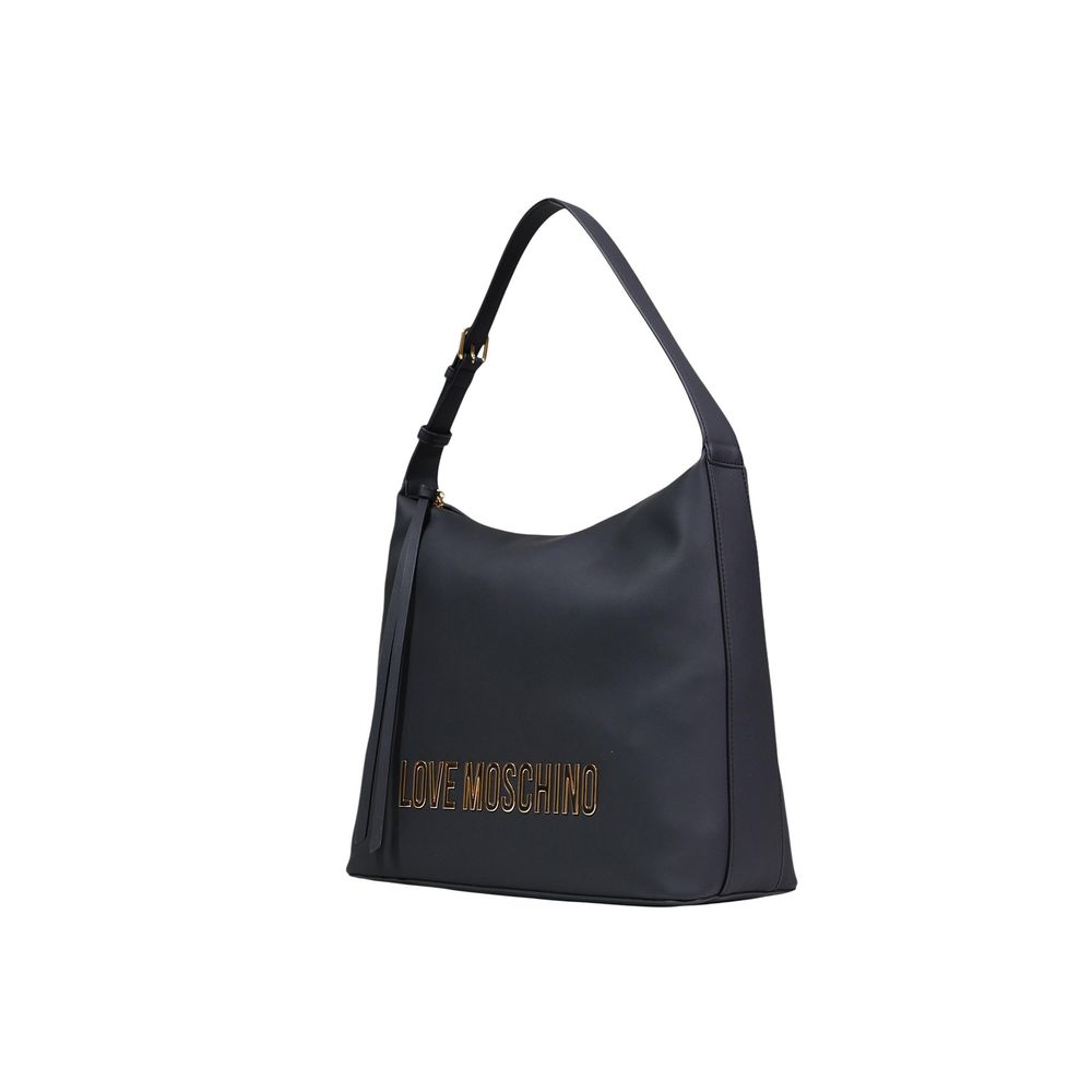 Love Moschino Black Polyethylene Handbag Curated Luxury Accessories by Orvyn