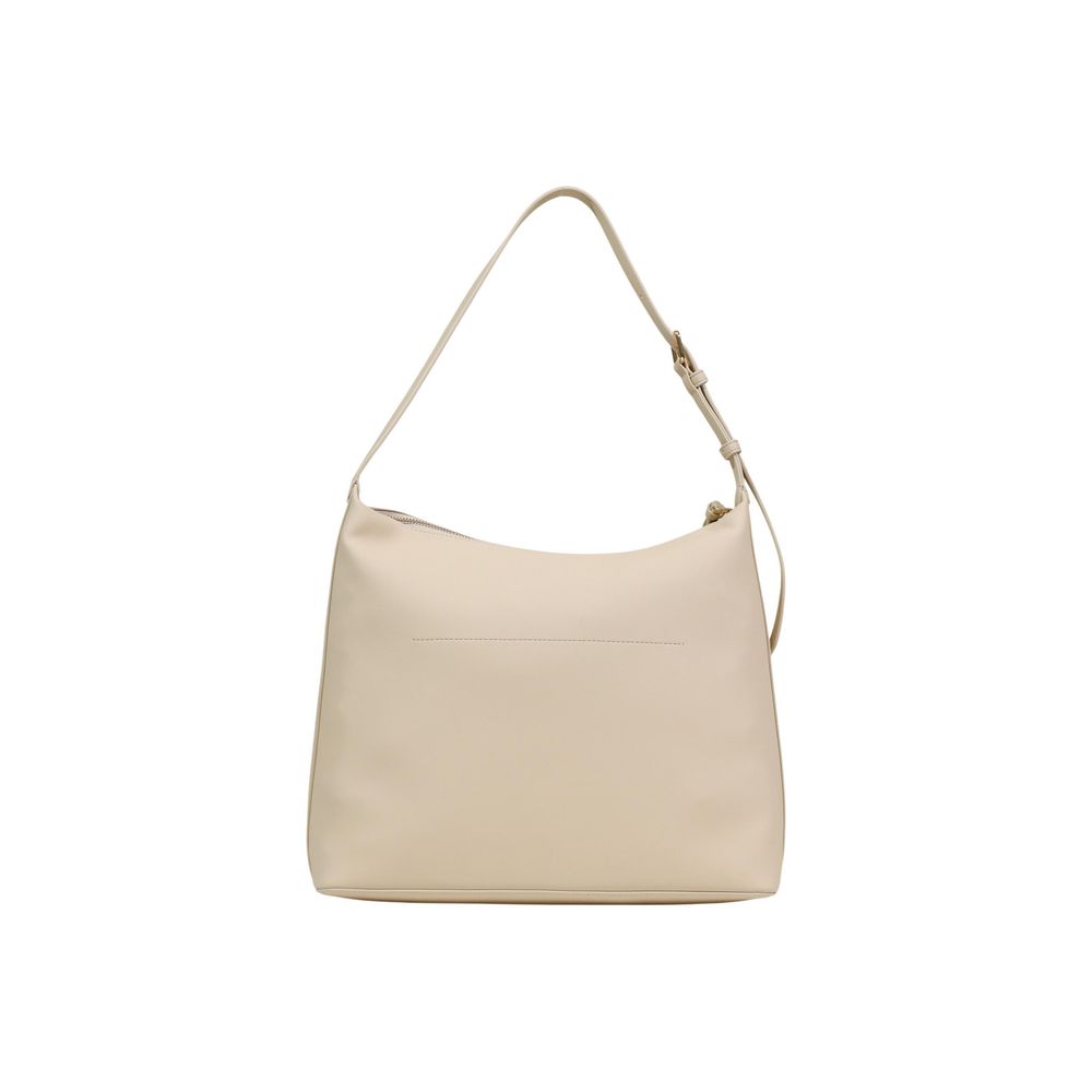 Love Moschino Beige Polyethylene Handbag Curated Luxury Accessories by Orvyn