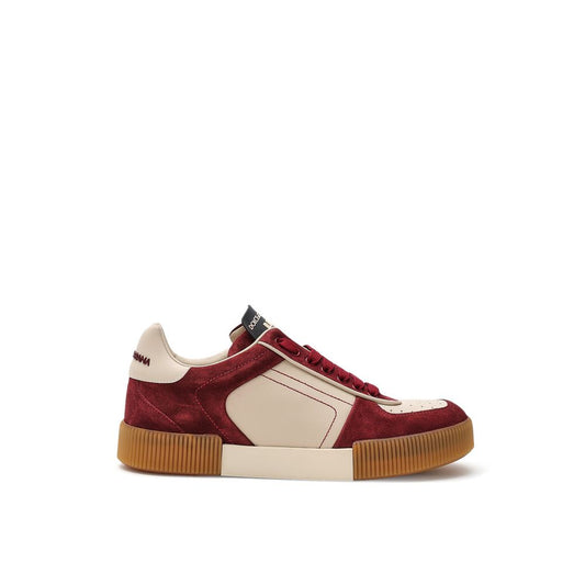 Dolce & Gabbana Blue Leather Low Top Sneakers Curated Luxury Accessories by Orvyn