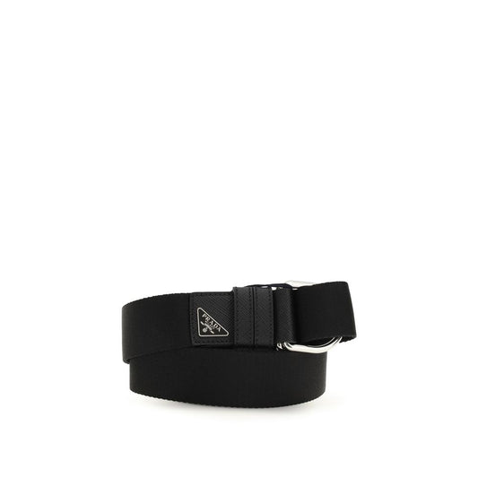 Prada Black Nylon Regular Belt Curated Luxury Accessories by Orvyn
