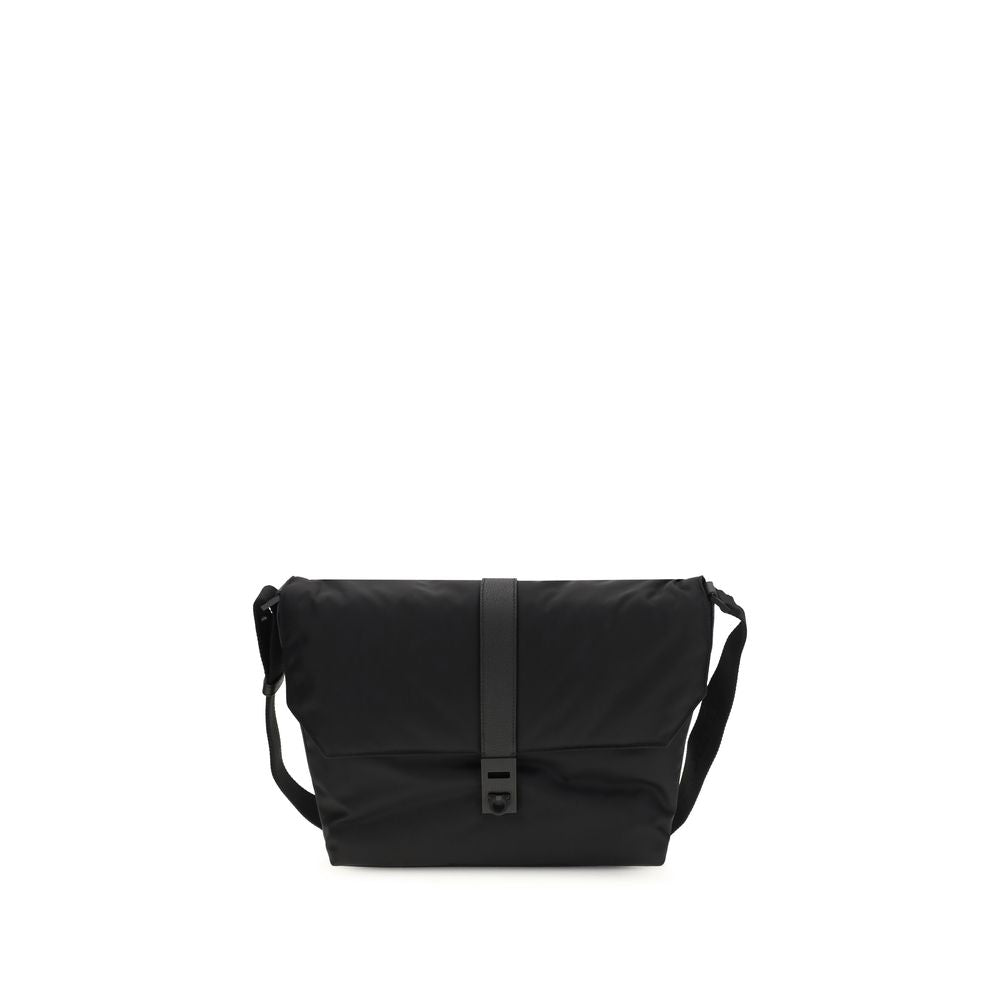 Ferragamo Black Nylon Shoulder Bag Curated Luxury Accessories by Orvyn