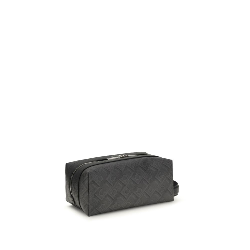 Ferragamo Black Calf Leather Bos Taurus Other Accessories Curated Luxury Accessories by Orvyn
