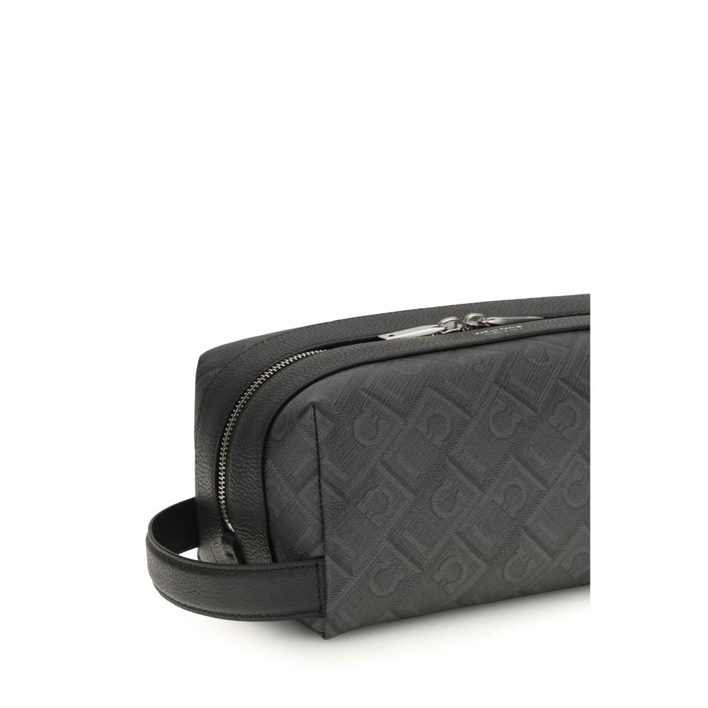 Ferragamo Black Calf Leather Bos Taurus Other Accessories Curated Luxury Accessories by Orvyn