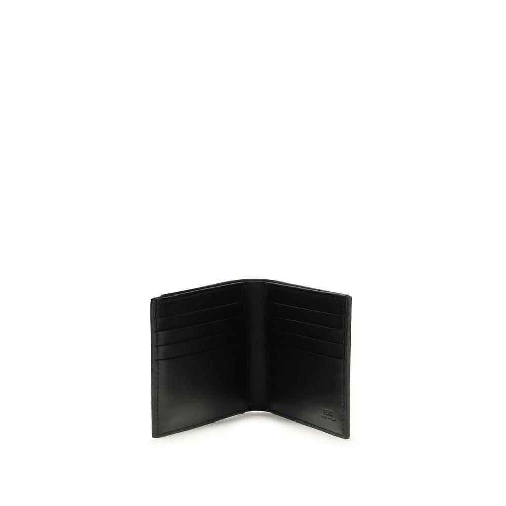 Fendi Black Calf Leather Bos Taurus Wallet Curated Luxury Accessories by Orvyn